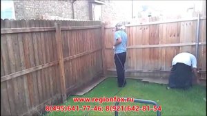 Красим забор пинотеском (Pinotex). Окрасочный аппарат RM-310 max