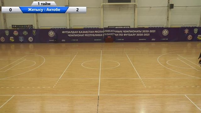 «Жетысу» - «Актобе». Чемпионат Республики Казахстан по футзалу смотреть онлайн