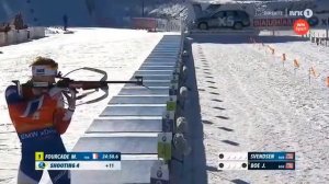 Martin Fourcade wins pursuit, Emil Hegle Svendsen vs Anton Shipulin fi