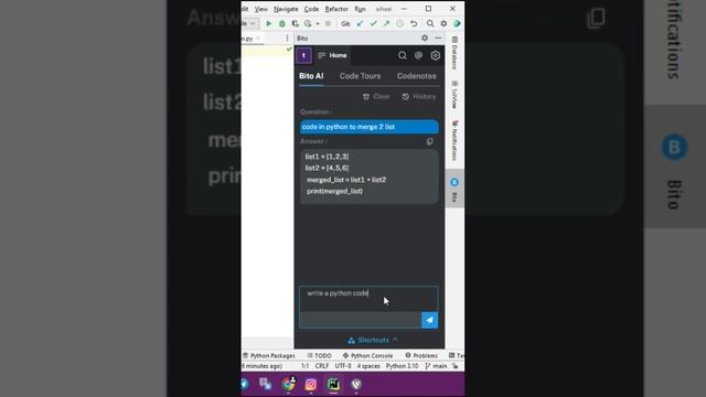 chatGPT plugin for pycharm or vscode  -10X Faster :) #chatgpt #chatgpttips #gpt3 #chatgptplugin