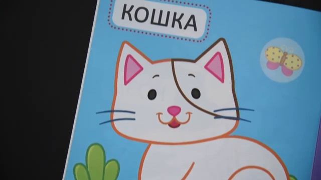 Первые раскраски с цветным контуром для малышей. Домашние животные. 32 большие наклейки смотреть онлайн