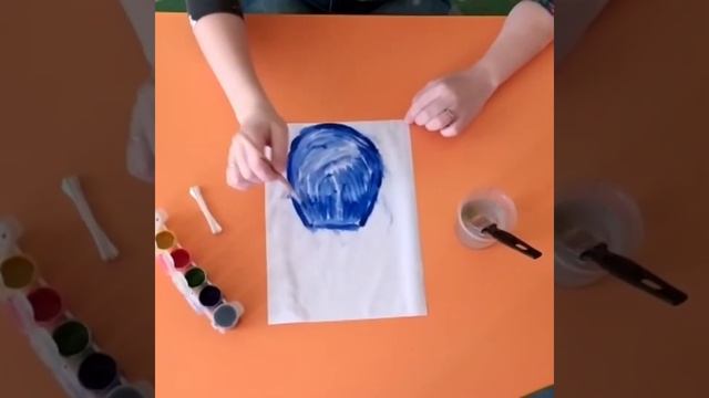 Рисование для средней группы. Техника "по мокрому"