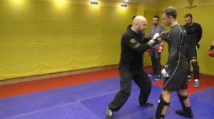 Разные типы ударов вплотную в рукопашном бою S.P.A.S. (street fighting S.P.A.S.)