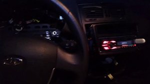 Решение проблемы с поворотниками калина2 при включение горят оба