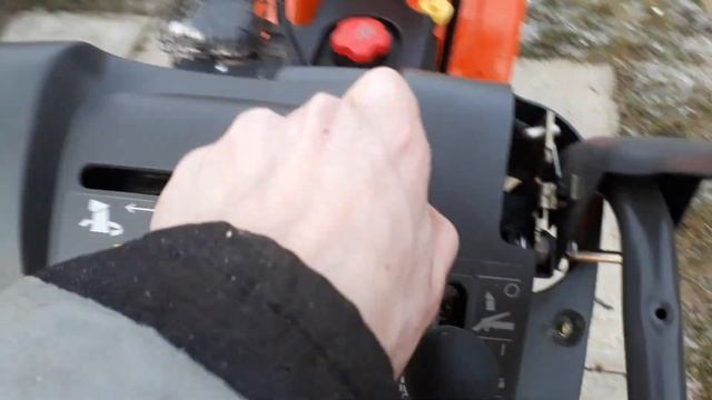 Снегоуборщик Husqvarna 5524ST  Запуск