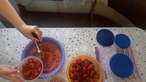 ???Как правильно заморозить клубнику на зиму???клубника,как заморозить клубнику с сахаром