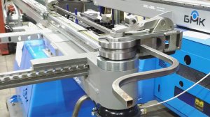 Гибка квадратной трубы на дорновом полуавтоматическом трубогибе MASTER производства БМК