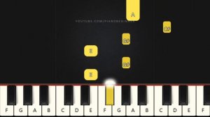 Barbie Girl - Aqua | Beginner Piano Tutorial | Easy Piano