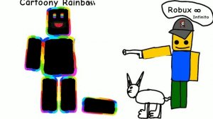 Cartoony Rainbow im the most Rand Roblox Game (Roblox Animation)