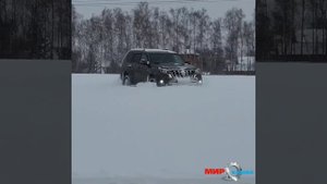Pajero 4 или Prado 150 кто застрянет? снег поле покатушки бездорожье тойота прадо паджеро МирКузова