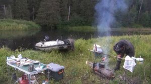 Рыбалка на двух забытых богом таежных реках Архангельской области.