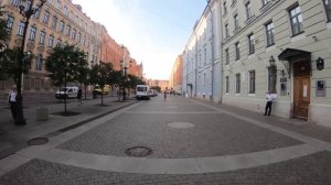 Russia, Walking in Saint-Petersburg, Kazan Cathedral, Mal. Konyushennaya st., Griboyedov channel 4K