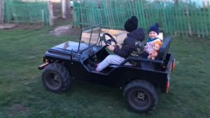 Детский бензиновый джип Mini Jeep Rover