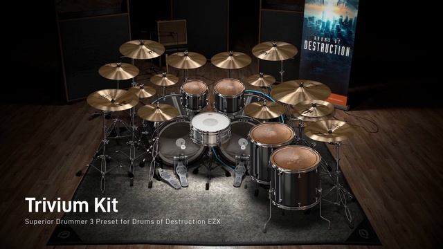 Superior Drummer 3 Preset | #DRUMSCRAFT Trivium Kit смотреть онлайн