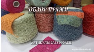 Обзор пряжи. Артикулы Jazz и Oasis