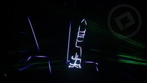 3D Mapping, Мультимедийное Лазерное шоу. День Металлурга 2014.
