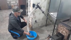 Шнек для пеллетной грелки автоматический.