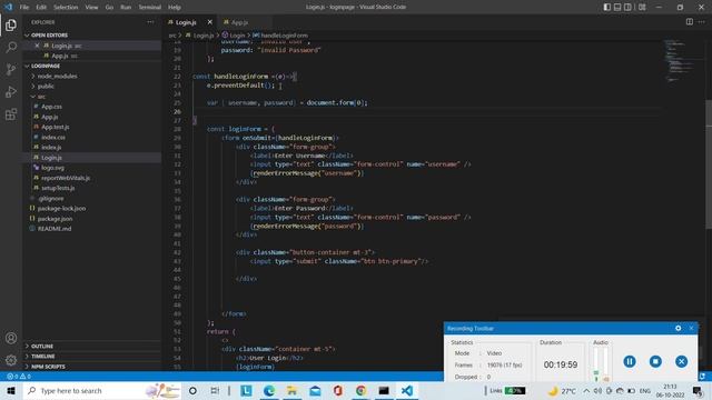 ? How to Create a Login Page In React ✅ смотреть онлайн