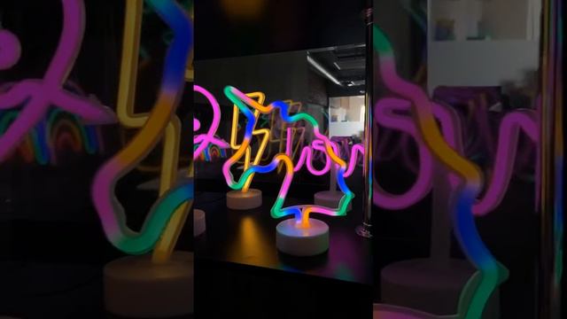 Неоновый LED декоративный светильник ночник смотреть онлайн