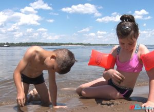 На юге Волгограда открылся пляж