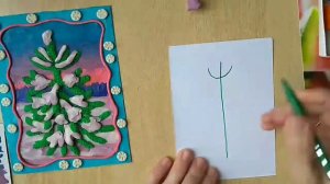 Студия "Мастерская чудес". Видеозанятие «Маленькая елочка» в технике пластилинография. Часть 3