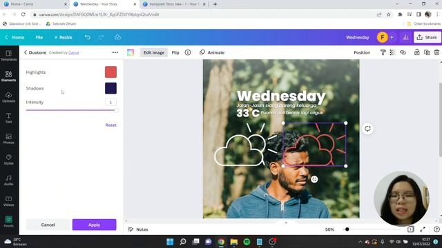 Tutorial Desain Instagram Story Aesthetic #1 Pakai Canva FREE