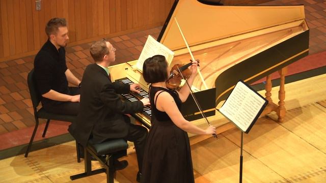 Bach Sonata in b minor BWV 1014 (Andante) смотреть онлайн