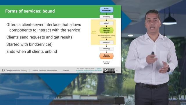 Services (Android Development Fundamentals, Unit 3: Lesson 7.4) смотреть онлайн