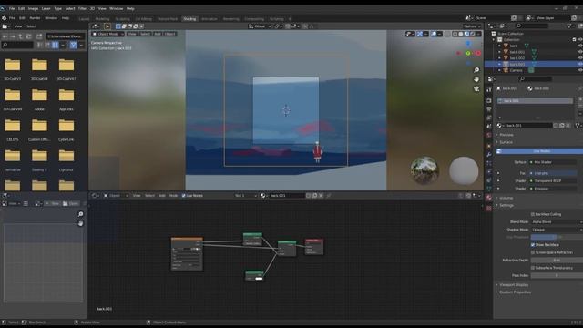 Как анимировать 2D иллюстрацию в Blender. Часть 1.