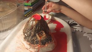 вулкан = сода + лимонная кислота