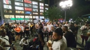 Фристайл в центре Нью Йорка