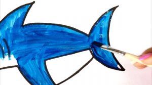 How to draw a shark | Как нарисовать акулу | Сурет салу акула