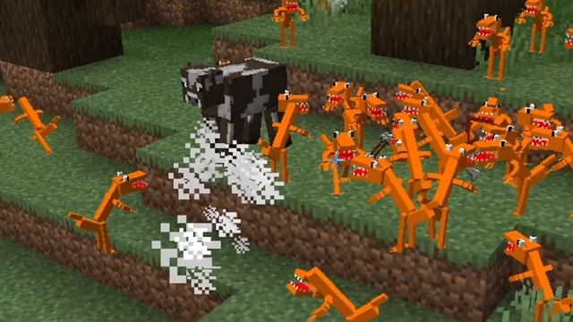 I remade every mob into Rainbow Friends 2 in Minecraft смотреть онлайн