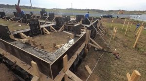 Выдавило опалубку при заливке фундамента