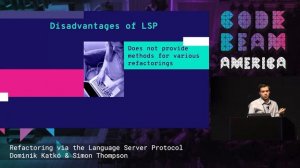 Refactoring via the Language Server Protocol | Simon Thompson & Dominik Katkó | Code BEAM America 2