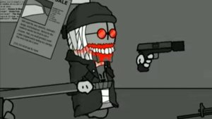 Хэнк Уимблтон из Madness Combat в Gacha Club