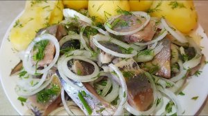 Как разделать селёдку и подать вкусно. Цыганка готовит. Gipsy cuisine.