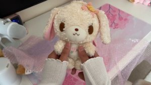 momousa & hanausa embroidered plush asmr unboxing? sugarbunnies sanrio #sugarbunnies