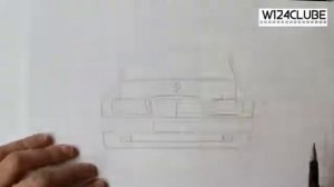 Как нарисовать Mercedes-Benz W124