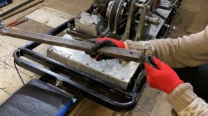 Делаем жесткую сцепку на мотобуксировщике.