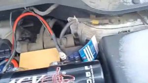 (2) Запуск двигателя при поддержке аккумулятора ионистором 0,5 Ф