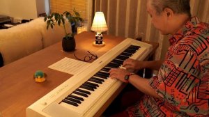 【YAMAHA NP-35】Piano Solo "My nostalgic old piano" (Music by M.Kono)