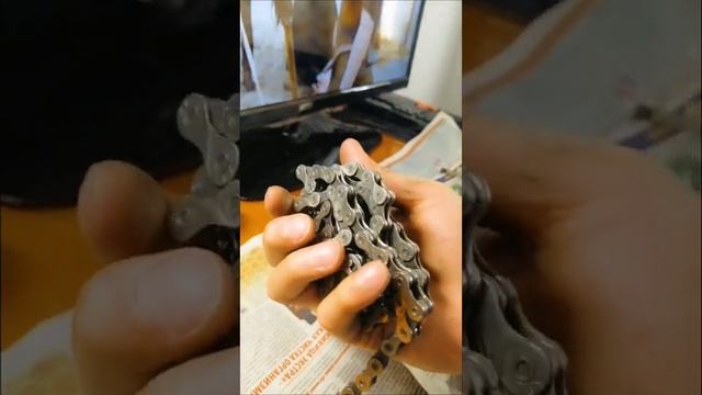 уход за велосипедной цепи промывка бензином галоши и смазка тефлоном смотреть онлайн