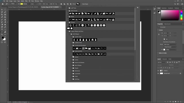 Custom Shapes in Adobe Photoshop | Adobe Photoshop | Tutorials Point