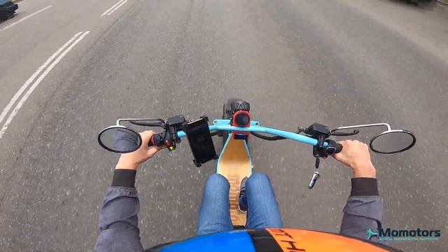 Загорелся электроскутер Citycoco. Разгон до 100км/ч смотреть онлайн