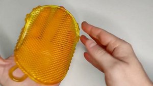 Массажер Чудо-варежка 2в1 желтая