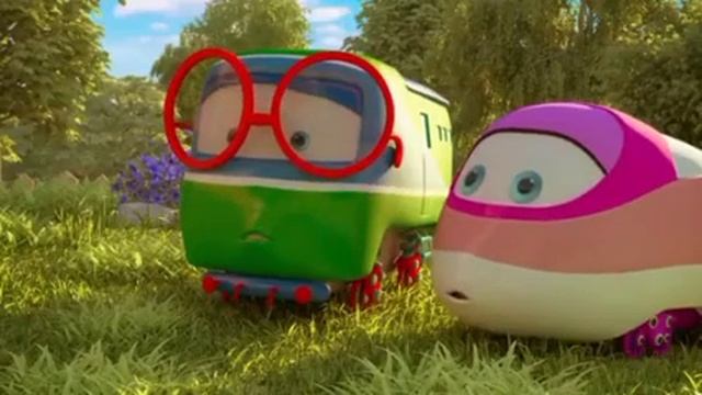 Паровозик Тишка. Снова в путь - Реклама нектара с мякотью Красавчик "Медовая груша" смотреть онлайн