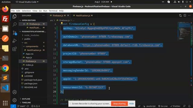 Push notifications with React and Firebase | Firebase Push Notifications In React смотреть онлайн