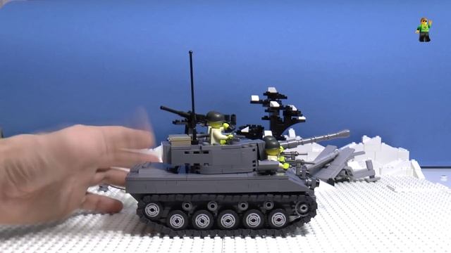 Обзор ЛЕГО танка M18 HELLCAT от брикмании + небольшой мультик