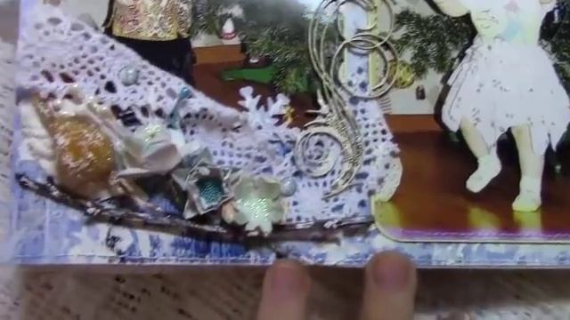 Альбом ручной работы "Русская Зима"/Обзор альбома/Скрапбукинг смотреть онлайн
